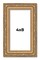 4x8 Museum-Quality Picture Frame with UV-Resistant Acrylic & Acid-Free Backing, Available in 4 Finishes - Gold, Silver, Bronze, and Black